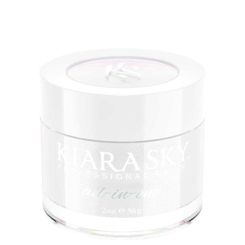 Glistening Snow cover acrylic powder in a jar